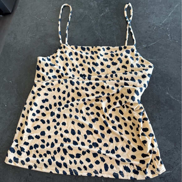 Publik Tops - Leopard Print Spaghetti Strap Top